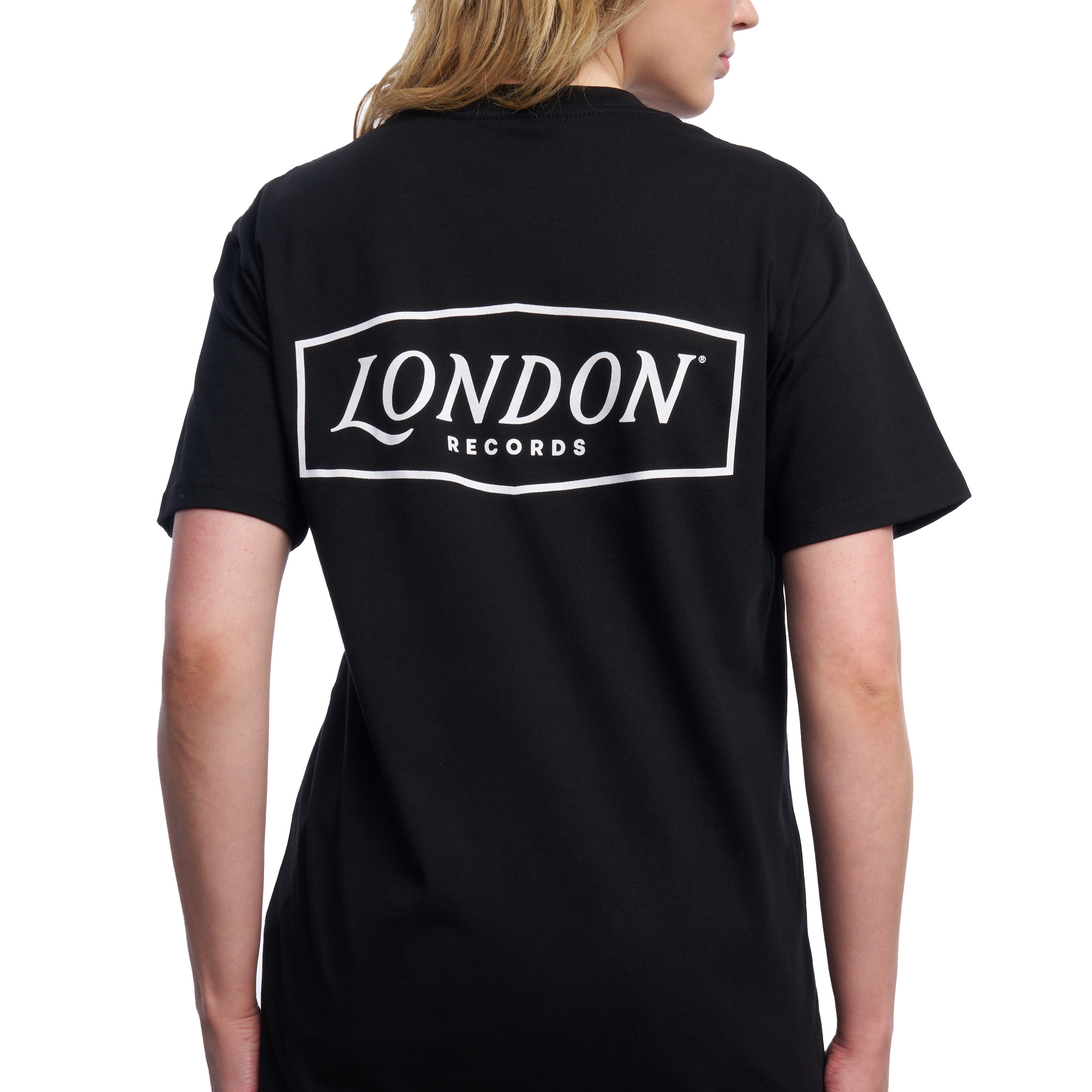 London Records Merch Black Womens Tee 1